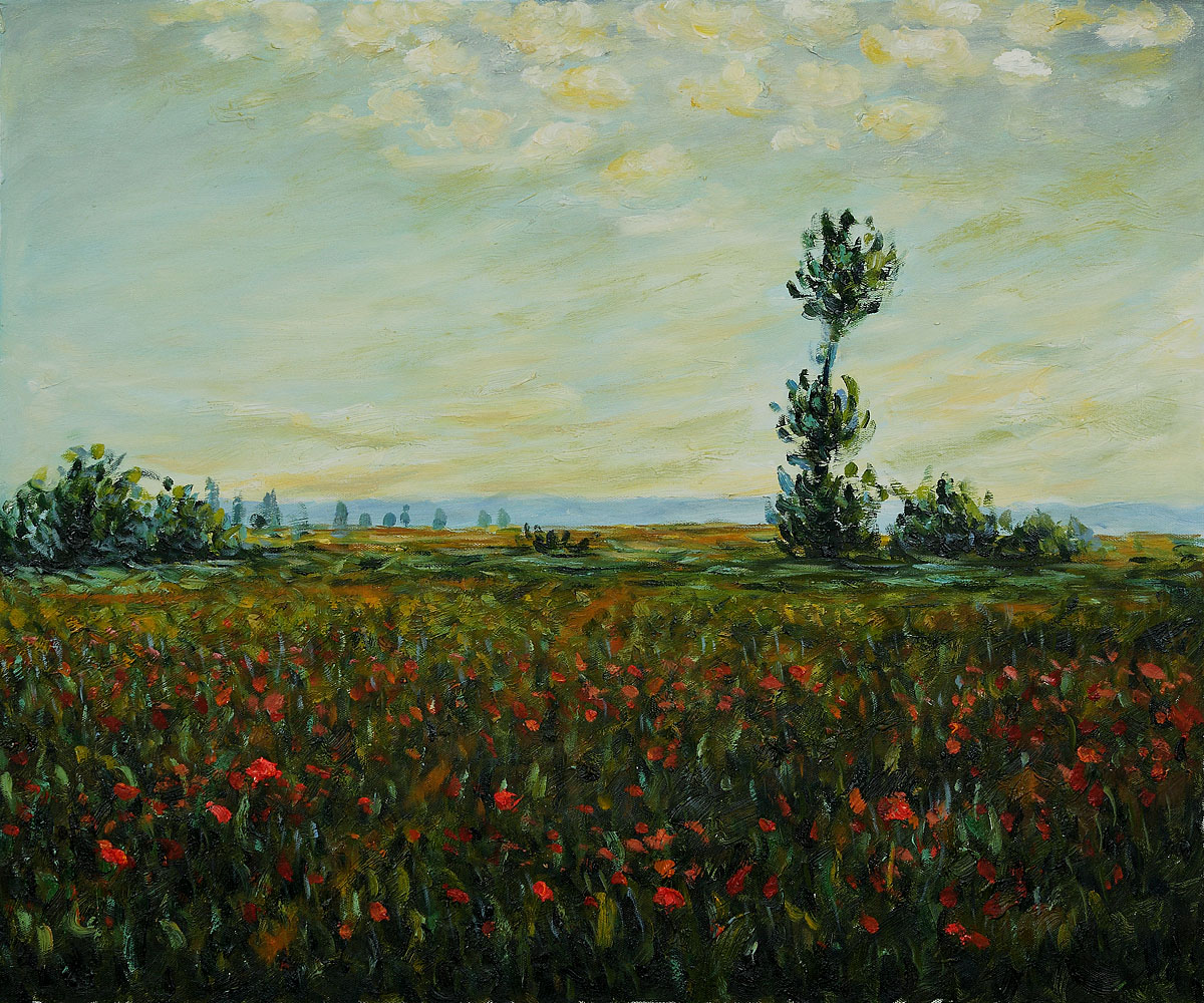 The Fields of Poppies by Claude Monet